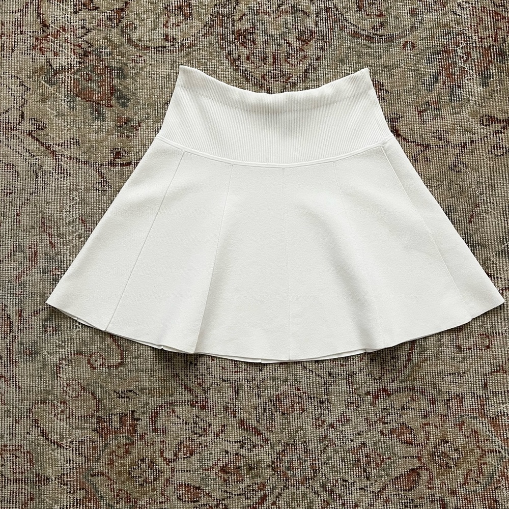 Rag and Bone body con mini skirt, light wear throughout, XS